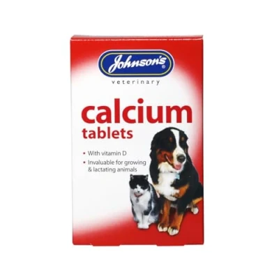 Image of Johnsons Vet Calcium and Vitamin D Tablets, Pack of 40 A010