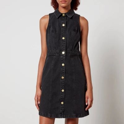 Image of Barbour International Lockhart Utility Denim Dress UK 16