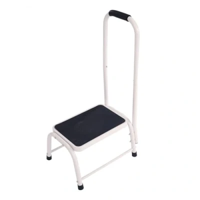 Image of Oypla Single Caravan Step Stool Steel Non Slip Rubber Tread Safety with Handle