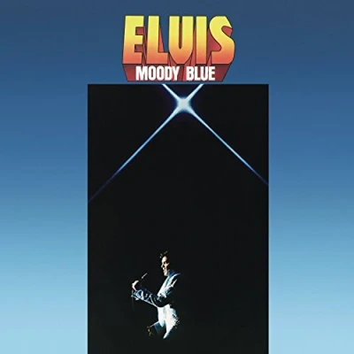 Image of Elvis Presley Moody Blue vinyl 2017 UK LP 88985446191