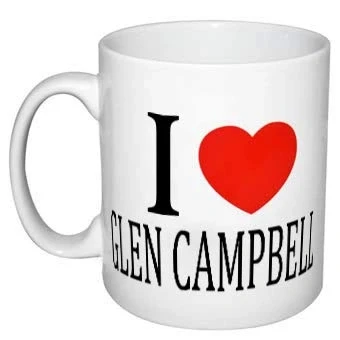 Image of EC C367 I Love Glen Campbell Mug, Ceramic
