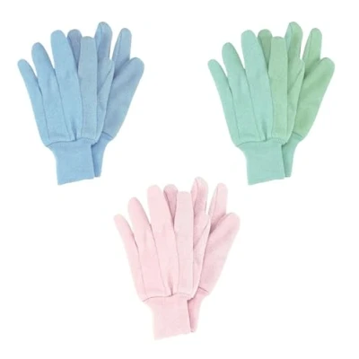 Image of Briers Gloves Triple Pack Jersey Grips Multi Task Gardening Medium, (4560025)
