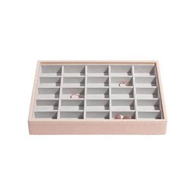 Image of Stackers Blush Classic Medium Jewellery Box Trinkets Layer