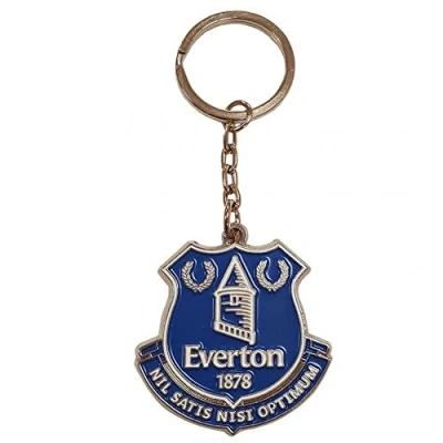 Image of Car Accessories Official Everton FC Keyring Novelty Football Gift Ideas