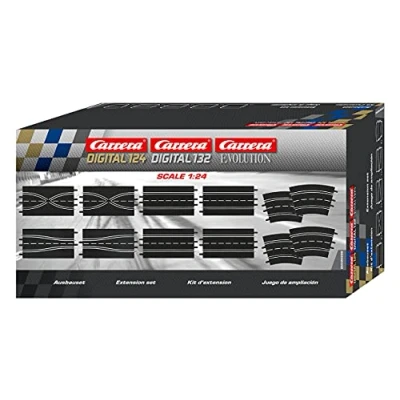 Image of Carrera 26956 GO 20026956 Track Extension Set (4 straights, 2 Lane Change Sections chicanes, 4 Curves 2/30), Multicolor