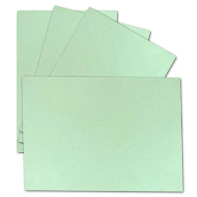Image of FarbenFroh by GUSTAV NEUSER 25 single cards DIN A6 10.5 x 14.8 cm 240 g/m² mint green construction cardboard craft paper blank postcards