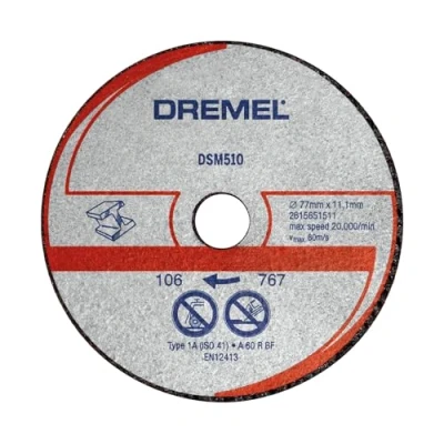 Image of Dremel DSM540 DSM20 Multi Cutting Discs Carton Packaging