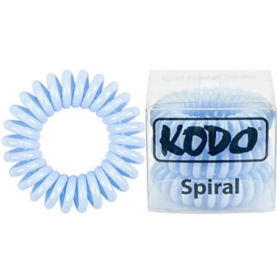 Image of Kodo Baby Blue Spiral Hair Bobbles