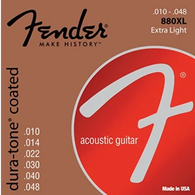 Image of Fender 880XL Dura Tone Acoustic Guitar Strings 10 48