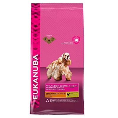 Image of Eukanuba Adult Weight Control Small and Medium Breed Dry Food 15 kg