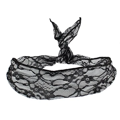 Image of Zac&#039;s Alter Ego Vintage Style Floral Print Lace Wire Headband