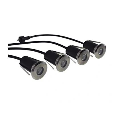 Image of ellumiere Deck Lighting Electric Garden Lights Plug n Play System Set of 4