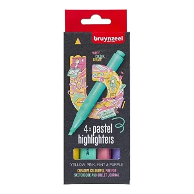 Image of Bruynzeel Pastel Highlighters 4 Piece Set