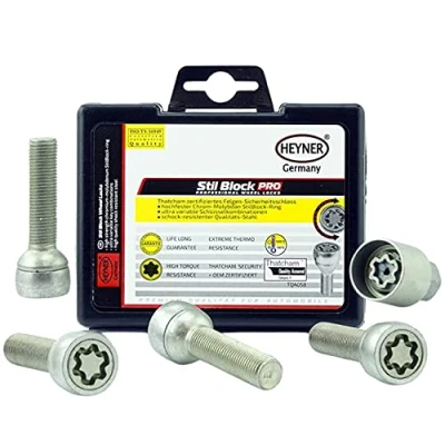 Image of Heyner Locking Wheel Bolts Fits VW Crafter 2007 2016 Security Anti theft Locks 599/5