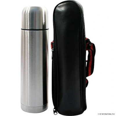 Image of PRIMA 0.5Ltr Stainless Steel Vacuum Flask with Carry Case