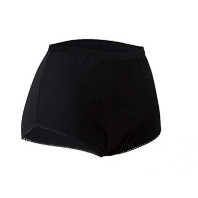 Image of P&amp;S Healthcare 5X Large Black Ladies Bariatric Cotton Comfy Incontinence Brief