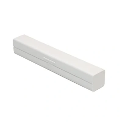 Image of Plastic Wrap Dispenser with Cutter,Food Cling Film Dispenser,Storage Holder Kitchen Tools Accessories (White)