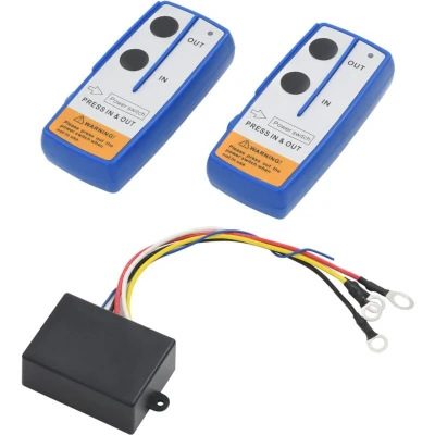 Image of vidaXL Wireless Remote Controls for Winch 2 pcs with Receiver