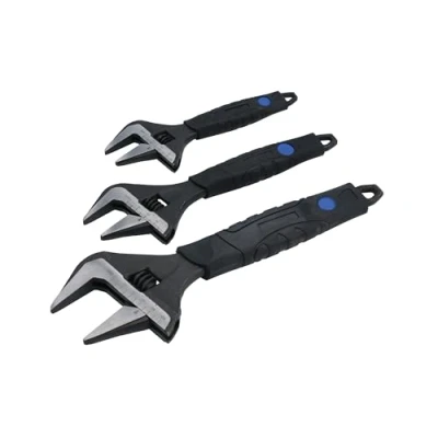 Image of Laser 8676 Wide Mouth Adjustable Wrench Set 3pc