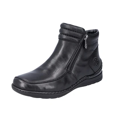Image of Rieker Women&#039;s 48999 Fashion Boot, Black, 3.5 UK