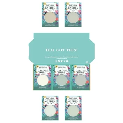 Image of Rust Oleum Garden Paint in Matt Finish Fresh Greens Tester Box