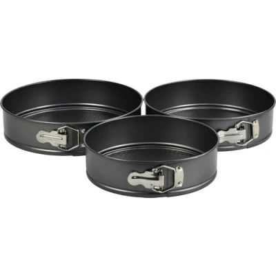 Image of Lavv Housewares Premium Non Stick Springform Round Cake Tin 3pc Set 24 26 28cm (1 Set)