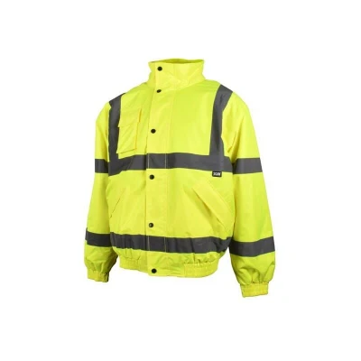 Image of Scan SCAHVBJL Hi Vis Yellow Bomber Jacket L (44in)