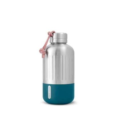 Image of Black+Blum Explorer Vacuum Flask Stainless Steel Leak Proof Water Bottle with Carry Loop BPA Free Drinks for Hot or Cold Drinks, Hiking and Gym Ocean, Small, 650ml