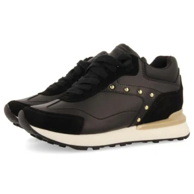 Image of GIOSEPPO Women&#039;s Brandon Sneaker, Black/White, 3.5 UK