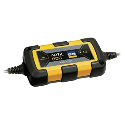 Image of GYS 029682 Artic 800 Battery Charger, Black &amp; Yellow