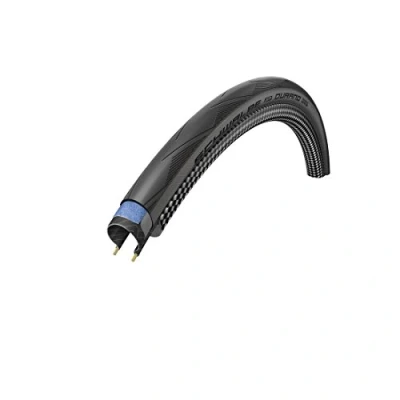 Image of Schwalbe 11100971, DURANO Perf, DD, RaceGuard Unisex Adulto, B/GR SK, 700 x 23 cm