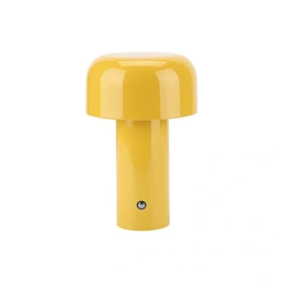 Image of Hovoto Touch Lamps Bedside, Mushroom Lamp, Led Table Dimmable Bedside Lamps, Cordless Rechargeable Lamp for Bedroom, Living Room, Study Decor, yellow