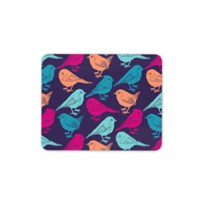 Image of Pretty Birds Mouse Mat Pad Sweet Bird Design Mum Sister PC Computer #8611