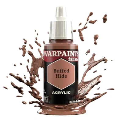 Image of The Army Painter Browns &amp; Neutrals Warpaints Fanatic 18ml Acrylic Paints (Buffed Hide)