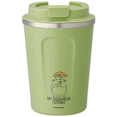Image of Skater STBC3F_535918 Coffee Tumbler, S, Vacuum Stainless Steel, Hot and Cold Retention, 11.8 fl oz (350 ml), My Neighbor Totoro, Ghibli, Diameter 3.6 x Height 5.4 inches (91 136 mm)