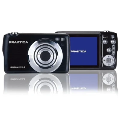 Image of Praktica Compact Digital Camera Black 18MP 8x Optical Zoom Entry Level for Beginner, Kids, Students