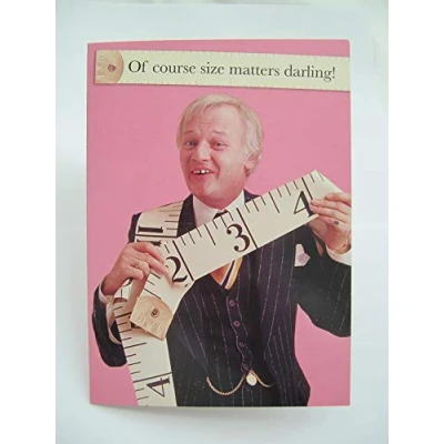 Image of Danilo Promotions Are You Being Served Official Birthday Card, Size Matters Darling, Multi, AY001