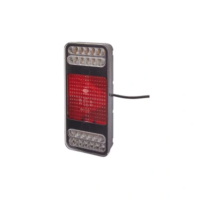 Image of HELLA 2VP 345 900 131 Rearlight Coluna LED 24V mounting/Bolted Lens colour: Crystal clear Yellow/White/Red Cable: 500mm Plug: Blade Terminal Sleeve left Quantity: 1
