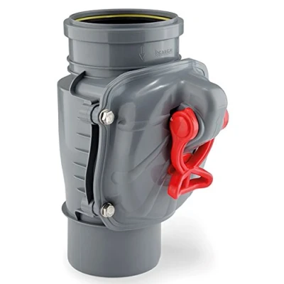 Image of 110mm Vertically Assembled Anti Flooding Backwater Drain Check Valve Backflow Prevention