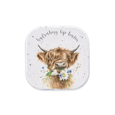 Image of Wrendale Designs &#039;Daisy Coo&#039; Highland Cow Lip Balm