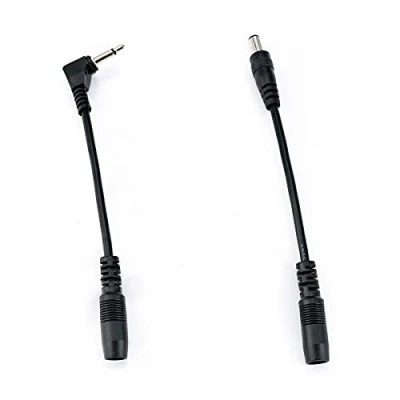 Image of Musiclily Pro Reverse Polarity Converter Cables Straight &amp; Elbow Set for Guitar Effect Pedals