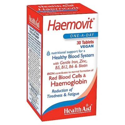 Image of HealthAid Haemovit Tablets, 30 Count