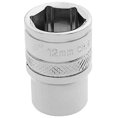 Image of Draper HI TORQ� 6 Point Socket, 1/4&quot; Sq. Dr., 12mm