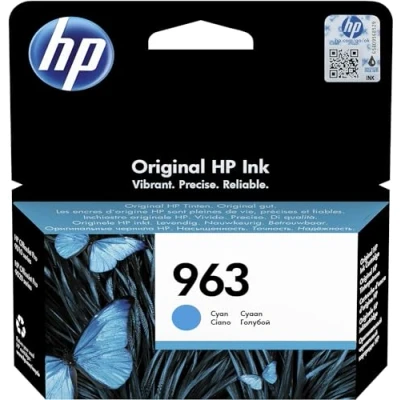Image of HP 963 Cyan Original Ink Cartridge