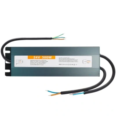 Image of 24V LED Driver 300W Transformer Constant Voltage IP67 Outdoor Waterproof Regulated Switching Power Supply for Strips