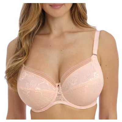 Image of Fantasie Fusion Lace Underwired Side Support Bra (32D, Blush)