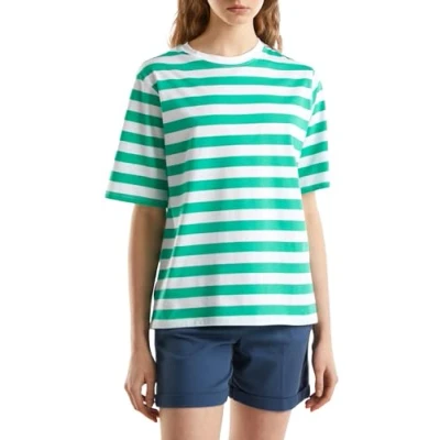 Image of United Colors of Benetton Women&#039;s T Shirt 34kud107e, Green, S