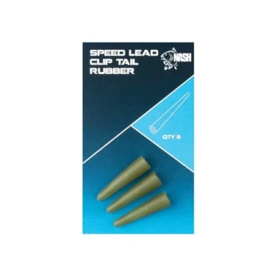 Image of Nash Speed Lead Clip Tail Rubber Camou Green Terminal tackle