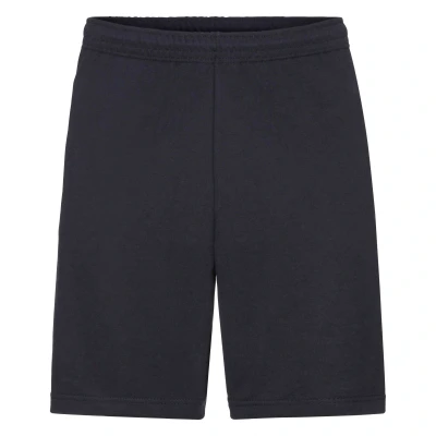 Image of Fruit of the Loom Mens Lightweight Casual Fleece Shorts (240 GSM) (Deep Navy) Blue Size X Large
