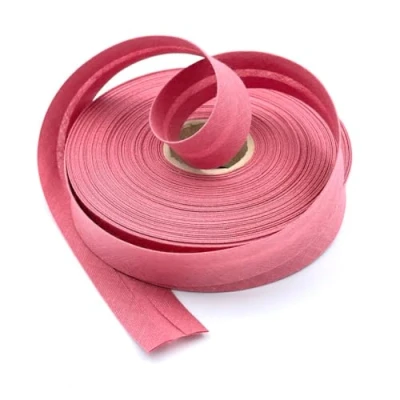 Image of Craft Cult 25mm Wide Plain Bias Binding Tape 25 Metre Roll (73 Dusty Pink)
